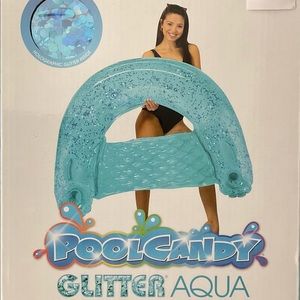 Pool Candy Glitter Aqua Chair